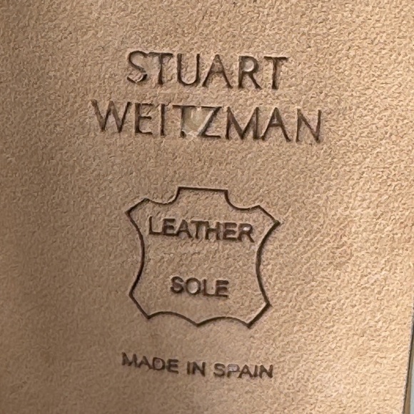 Stuart Weitzman Bebare Patent Platform Sandals - Size 8.5 - Picture 6 of 7